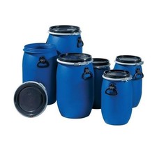 Graf Weithalsfass 120l PE blau