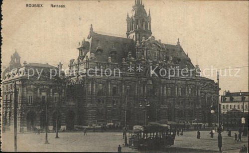 Roubaix rathaus strassenbahn - roubaix,