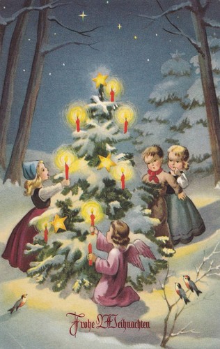 Künstler weihnachten engel - kÜnstler-ak,
