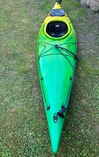 Tourenkajak Intermezzo grün-gelb mit Steuer 
