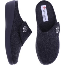 Berkemann | Teresa | Dunkelgrau Filz | Form: Arona | 05061-937 | Damen Hausschuh