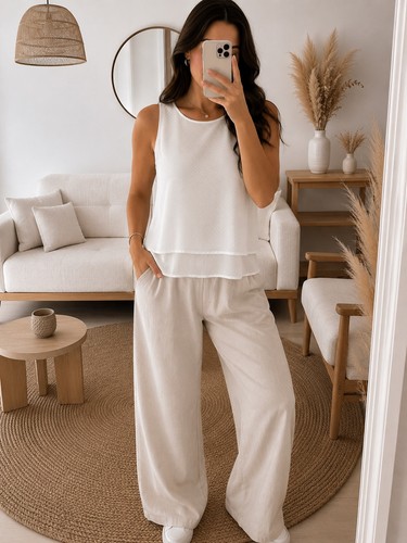 Janina damen bluse ärmellos - damen,