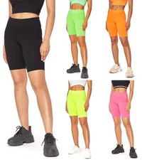 Damen Neon Kurz Leggings