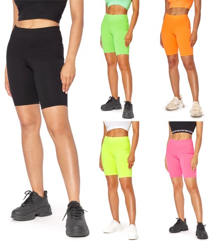 Damen neon kurz leggings - kurz,