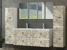 Doppelwaschtisch 120 Weiß