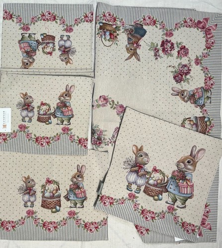 Gobelin ostern girlande hasen - gobelin,