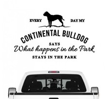 Continental Bulldog Aufkleber