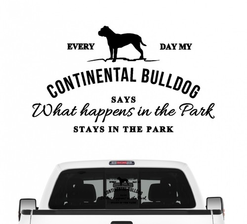 Continental bulldog aufkleber - continental,