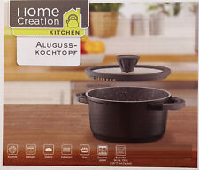 Aluguss Topf verschiedene Größen + Deckel Induktion 18 20 24 28 cm Home Creation