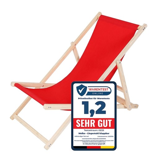 Gartenliege rot liegestuhl - gartenliege,