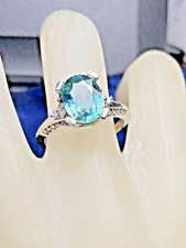 10 Kt massiver Weißgold Ring