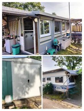 Dauer Campingplatz Dinkelsbühl Fendt Wohnwagen Festes Vorzelt