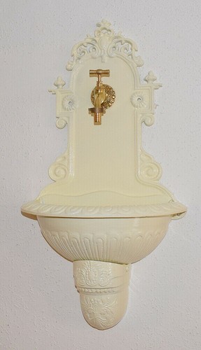 Wand brunnen antik - wand,