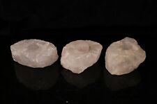 3 Teelichthalter Kerzenhalter naturbelassen Edelstein Mineralien Bergkristall