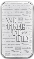 1 UNZE 999 SILBER - JAMES BOND