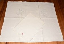 2 Alte Paradekissen Kopfkissen mit Stickerei Kissenbezüge (6152)