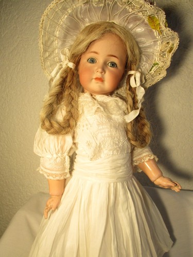 Antike porzellankopfpuppe - antike,