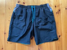 neu Nike Badeshorts Surfshorts Badehose schwarz grau Gr. XL