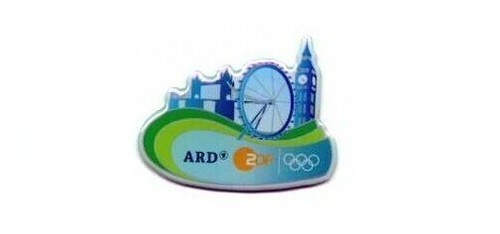 Sport media magnet pin ard - media,