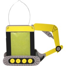 3 x Laterne Bagger St. Martin Umzug Laternen basteln Bastelset 30 x 20 cm