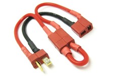 Etronix Heavy Duty Akku Schalter T Stecker ET0710 Deans Bridge Schleifenkabel 10cm RC