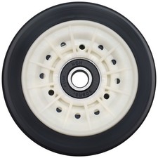 Laufrolle für Trommel beko 2987300200 Schwarz Rolle Rad für Wäschetrockner