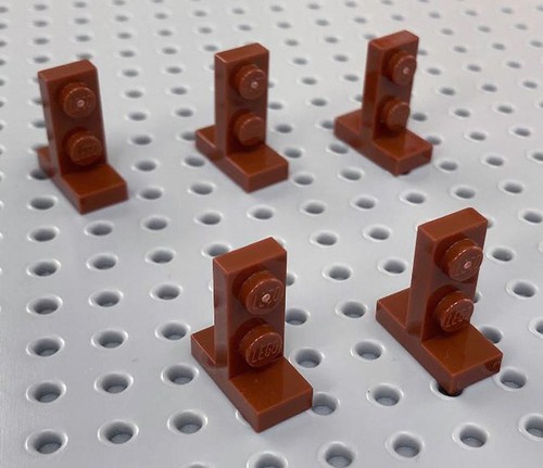 Lego rotbraune halterung 1x2 - rotbraune,