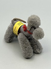 Alter Steiff Pudel Grau