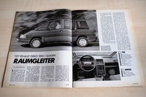 Mot 1989 renault espace j11 - mot,