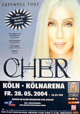 CHER Konzertplakat von 2004