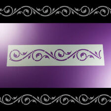 Bordüre Schablone Ornamentband Ranke Volute Floral - B1B08