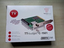 TechnoTrend TT-budget C-1501 DVB-C  HDTV PCI TV KARTE *TOP Zustand*