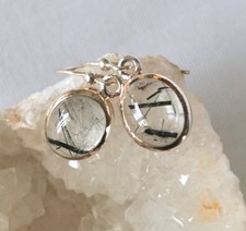 Ohrringe mit Turmalinquarz