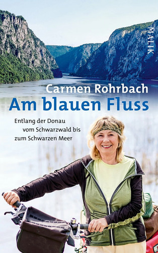Blauen fluss entlang - am,