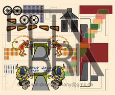 Aufkleberbogen Stickerbogen