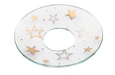 Glas-Kerzenmanschette