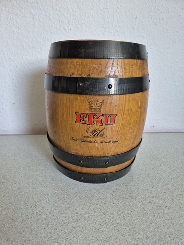 Eku bier holzfass mit - mit, aufdruck