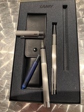 LAMY SCHREIBSET NEU Füller und Kugelschreiber  mit Lederetui OVP 