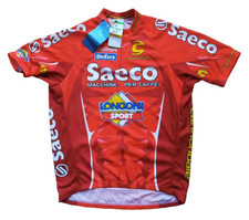NEU Cannondale Team Saeco Vintage Fahrrad Trikot Cycling Jersey Shirt rot XL