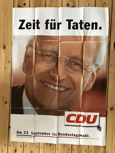 Cdu wahlplakat 2002 stoiber - cdu,