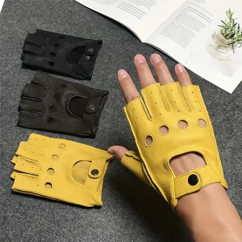 Unisex leder handschuhe - unisex,