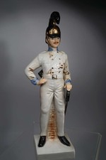 dekorative Porzellan Soldaten Figur - Kürassier 1813 - 23.5cm