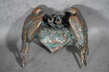Wandskulptur schwalbennest - wandskulptur,