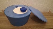 Tupperware Karussell Salat-Schleuder Schüssel, Blau 4,5 L