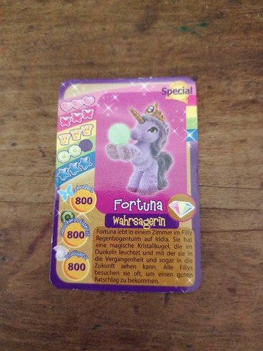 Filly horse card fortuna - horse:,