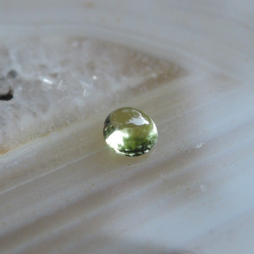 Echter peridot rund cabocon - echter,