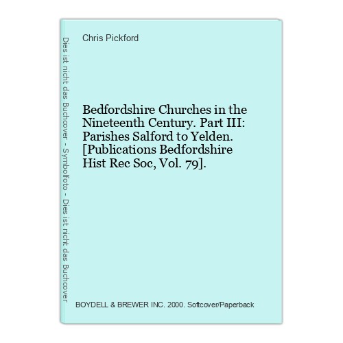 Bedfordshire churches the - bedfordshire,