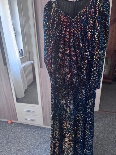 Abendkleid schwarz rot - abendkleid,