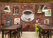 3D Kaffee Foto Q7325 Tapete