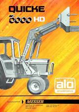 240306) Quicke 3000 HD Frontlader Prospekt 197?